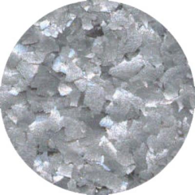 Edible Glitter, Metallic Silver 1/4 oz