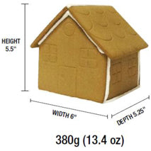 Gingerbread House, Small, Assembled
