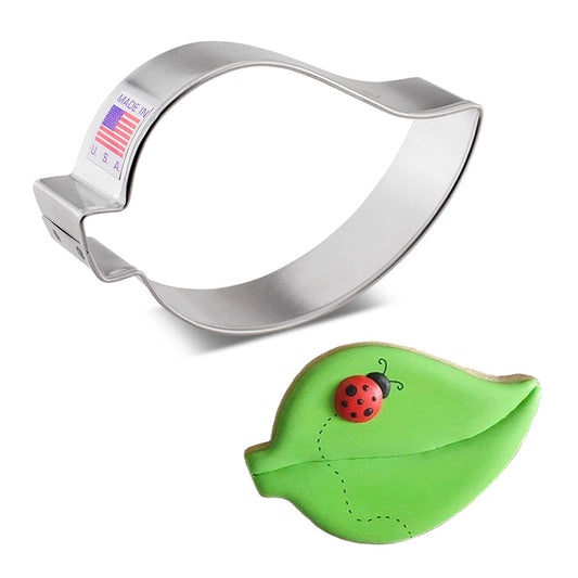 Teardrop Leaf Cookie Cutter, 3.75"