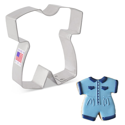 Baby Romper Cookie Cutter, 3.25"