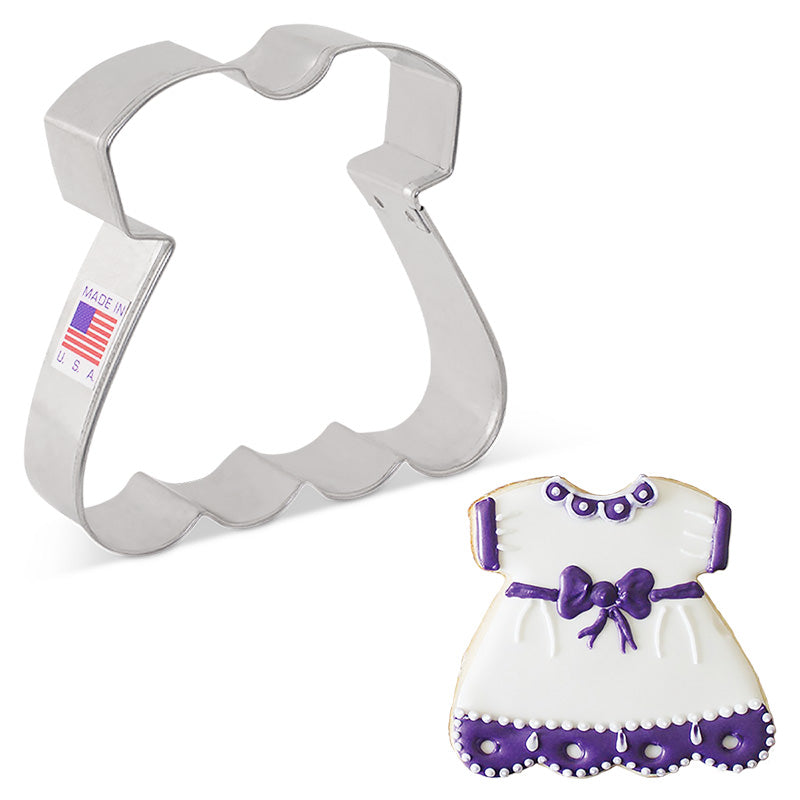 Baby Dress Cookie Cutter, 3.5"