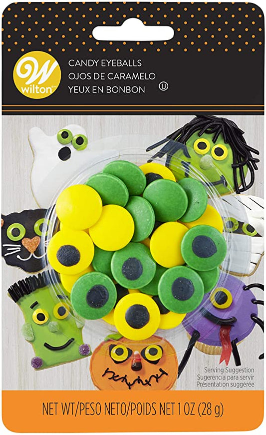 Icing Eyeballs, Spooky Green and Yellow