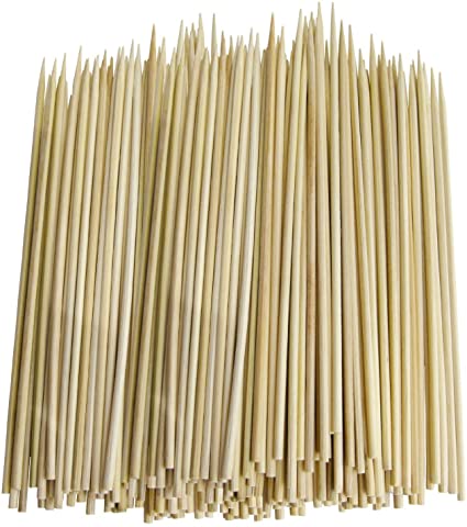 Bamboo Skewers, 8", 100 Pack