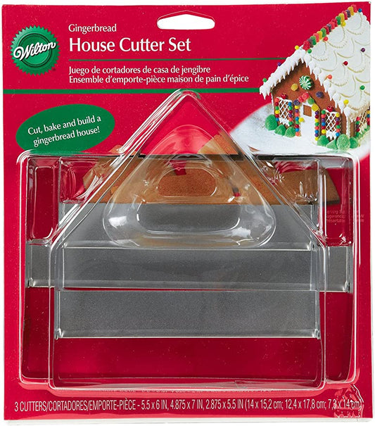 Gingerbread House 3pc Cutter Set