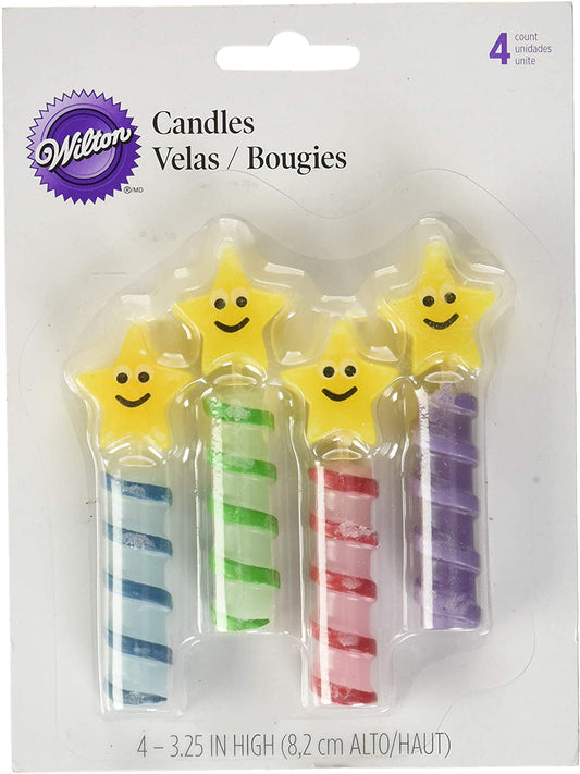 Smiling Star Candles