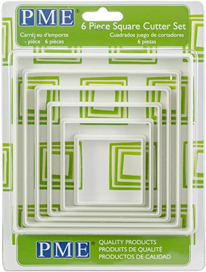 PME Square Cutter Set, 6 Piece