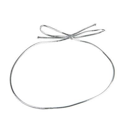 Stretch Loops, 10" Silver, 10 Pack