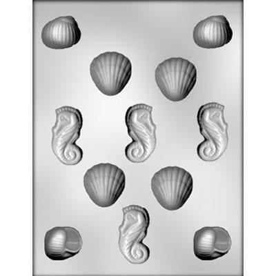 Seahorses & Sea Shells Mold