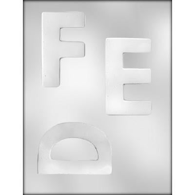 Letter D,E,F Mold