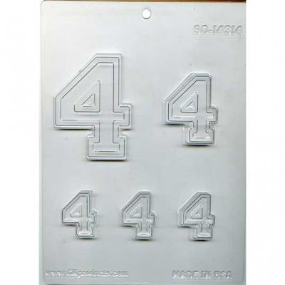 Collegiate Number “4” Mold