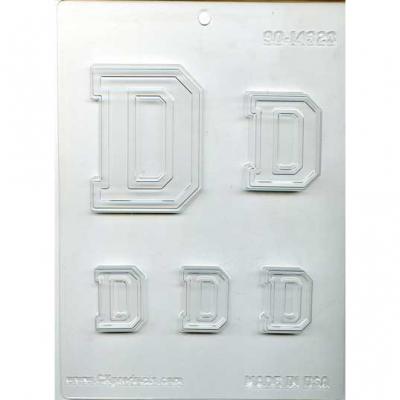 Collegiate Letter "D" Mold