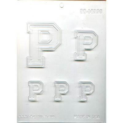 Collegiate Letter "P" Mold