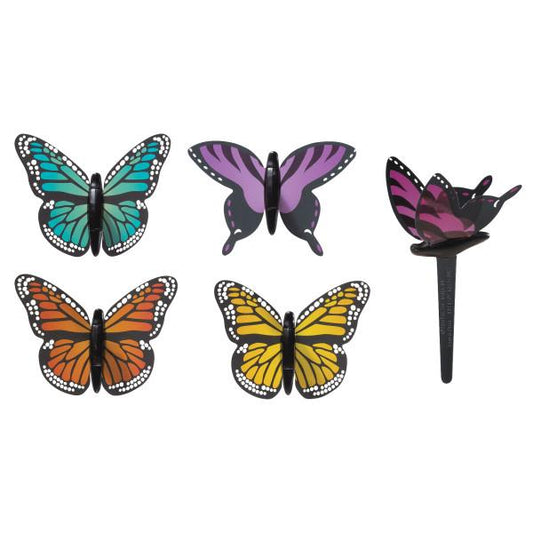Realistic Butterfly Picks, 4 Pack
