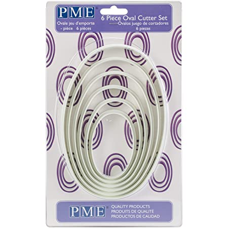 PME Oval Cutter Set, 6 Piece