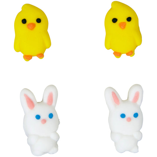 Icing Bunny & Chicks, 24 Pack