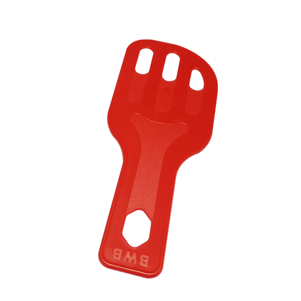 Slotted Candy Spatula, Red