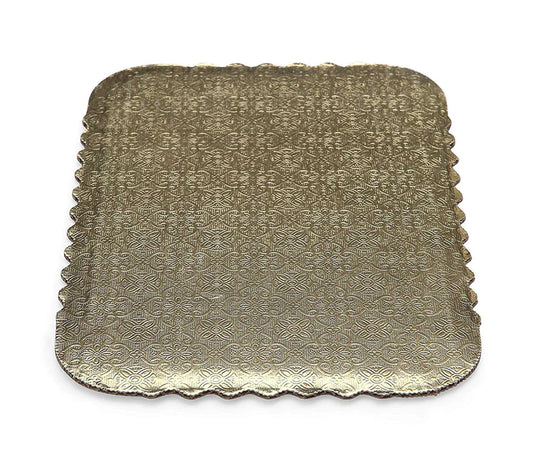 Cake Board, Quarter Sheet Gold