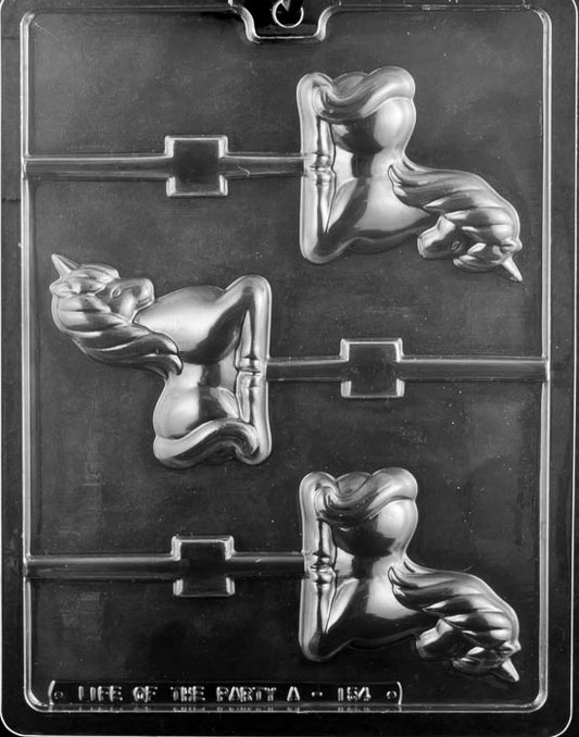 Unicorn Laying Down Pop, 3-cavity