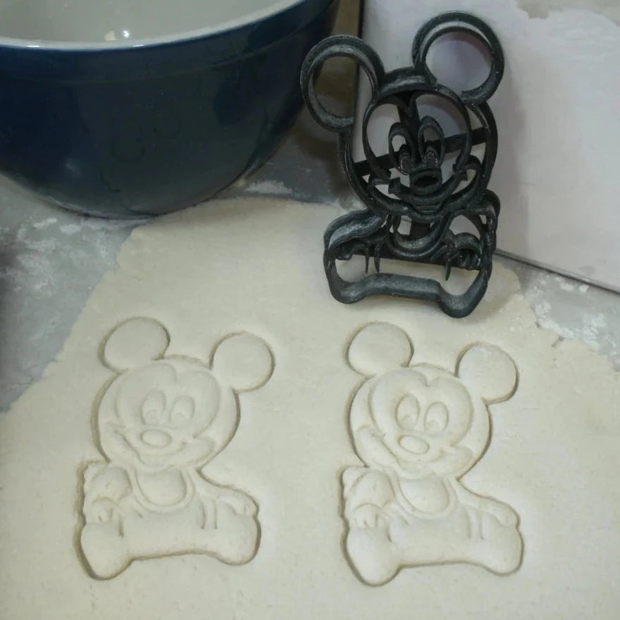 Baby Mickey Mouse Plastic Cookie Cutter