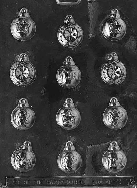 Bite Size Christmas Ornaments Mold