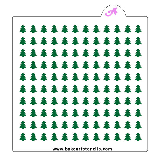 Sprinkle Art Stencil, Christmas Tree