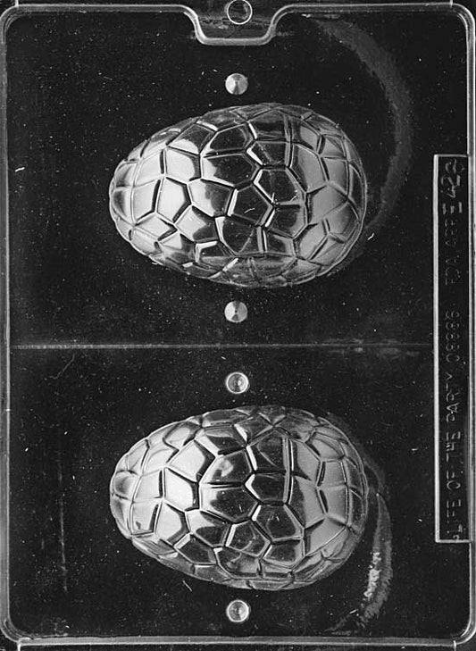 Cracked Egg / Dinosaur Egg 2 piece Mold, 4"