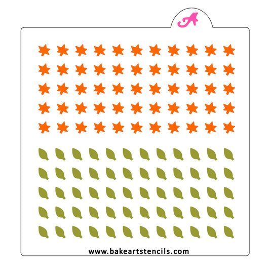 Sprinkle Art Stencil, Fall Leaf