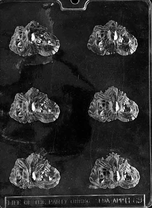 Small 3D Ghost Mold 6-cavity
