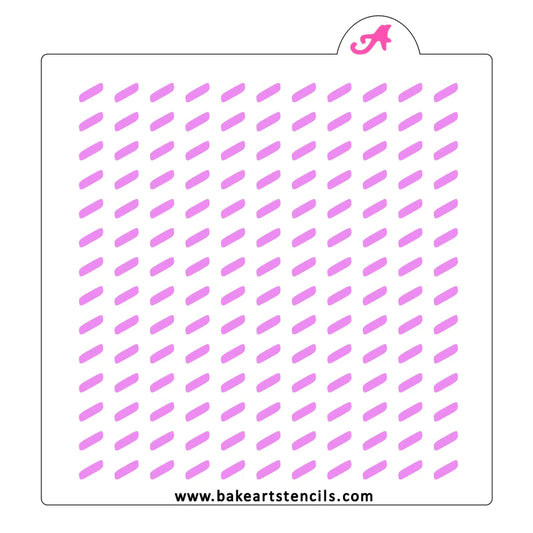 Sprinkle Art Stencil, Jimmies