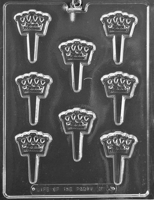 Crown Chocolate Pick Mold