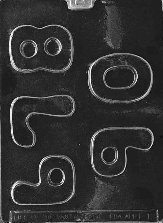 Large Numbers Mold, 0-6
