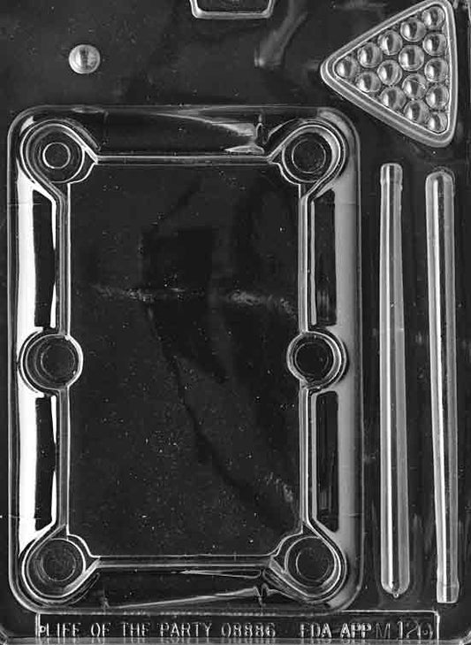 Pool Table Candy Mold