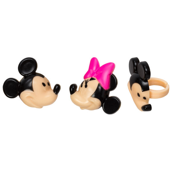 Mickey & Minnie Rings 8 Pack