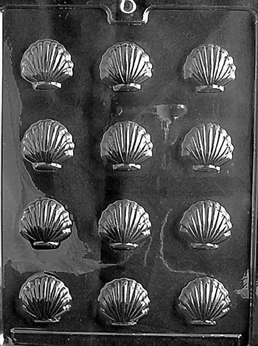 Small Scallop Shell Mold (12 cavity)