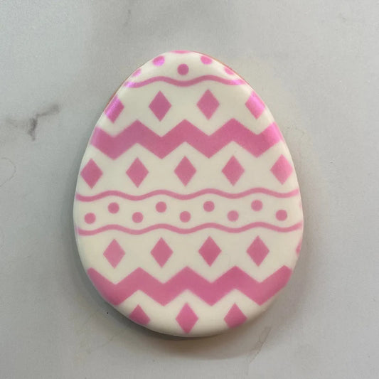 Painted Easter Egg Pattern Cookie Stencil