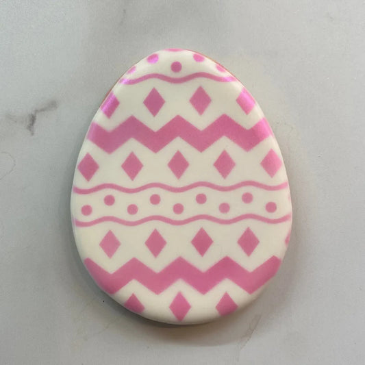 Painted Easter Egg Pattern Cookie Stencil
