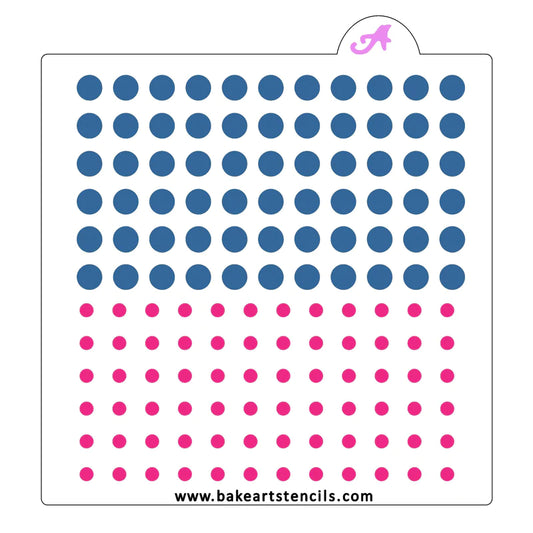 Sprinkle Art Stencil, Polka Dot