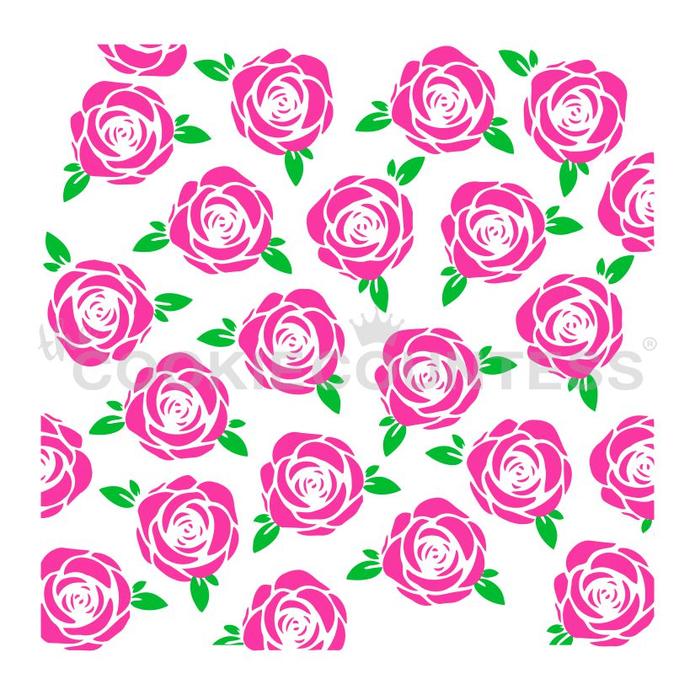 Roses 2 Piece Stencil