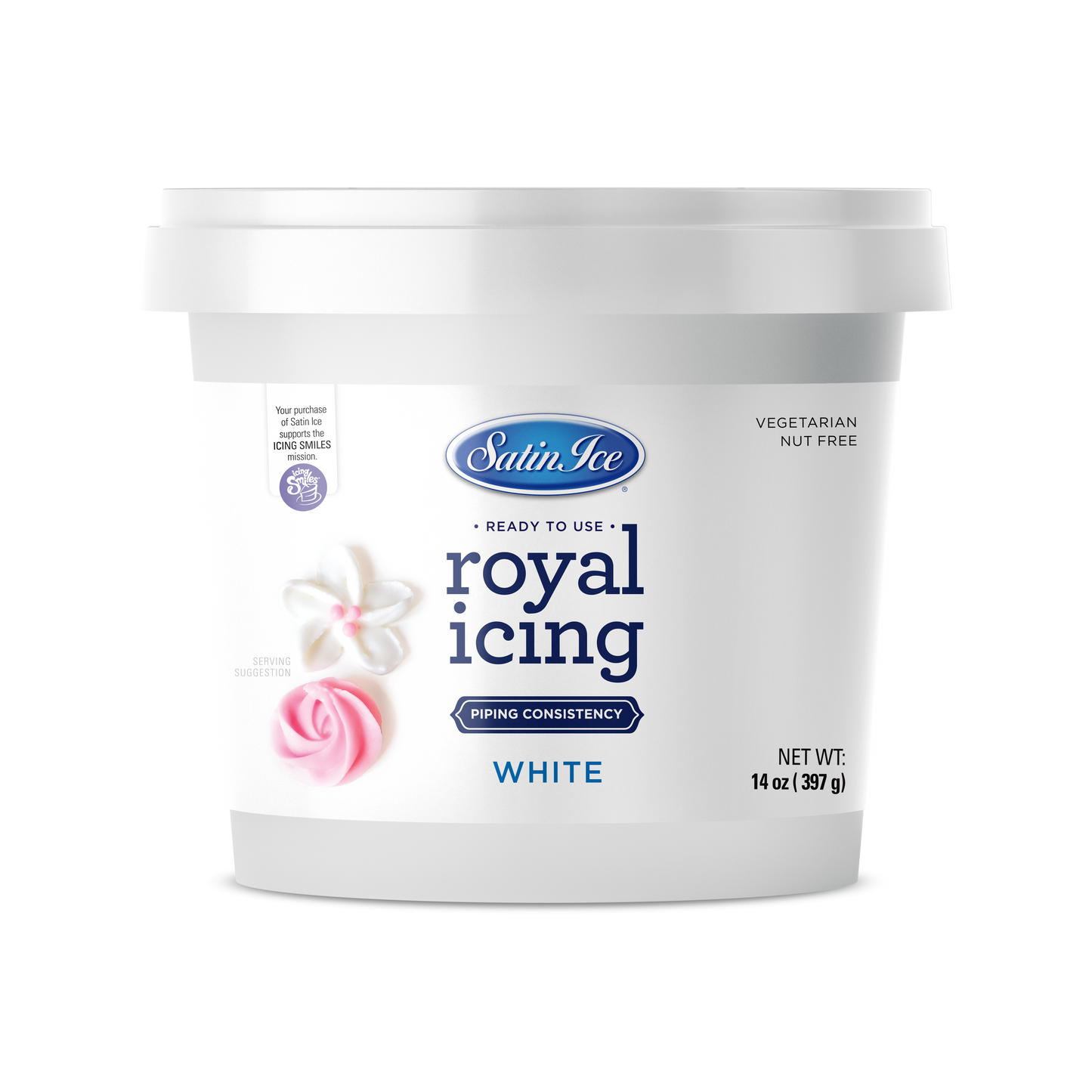 Royal Icing, Ready to Use, Satin Ice, 14 oz