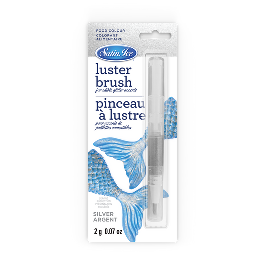 Silver Luster Brush, Satin Ice