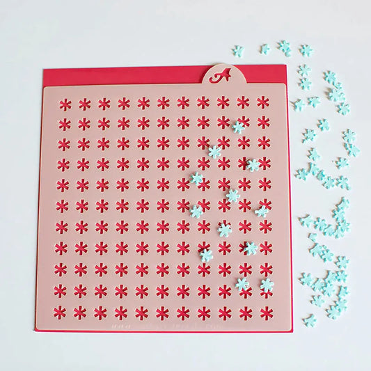 Sprinkle Art Stencil, Snowflake