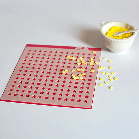 Sprinkle Art Stencil, Star
