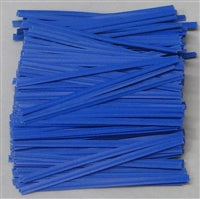 Twist Ties, Blue, 50 Pack