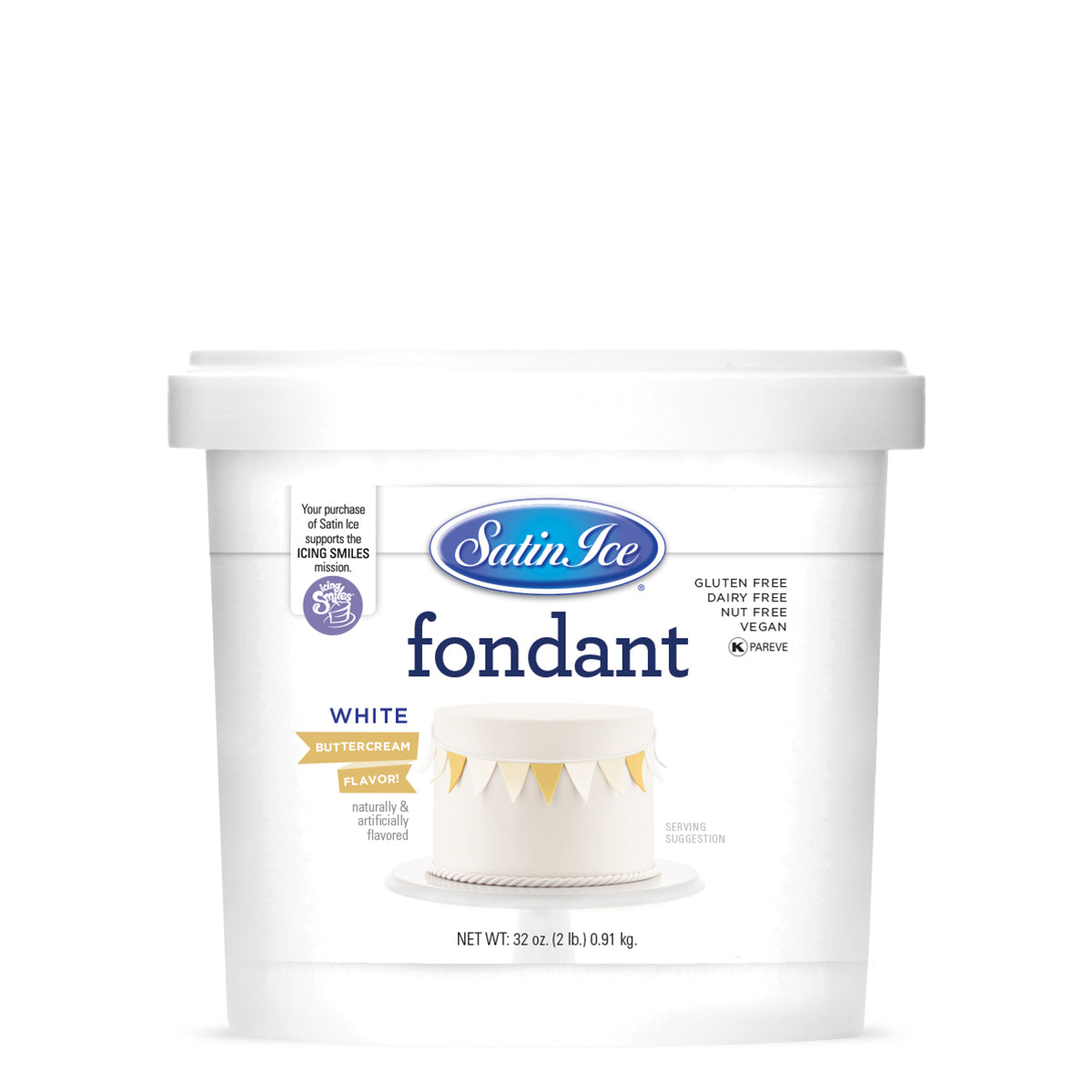 Buttercream Satin Ice Fondant, 2lb