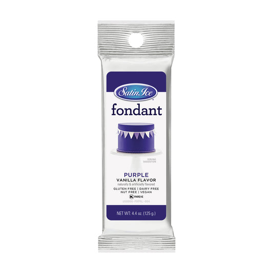 Purple Satin Ice Fondant, 4.4oz