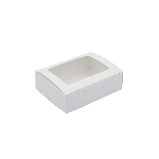 White Box with Window, 1/4 lb, 1 piece, each