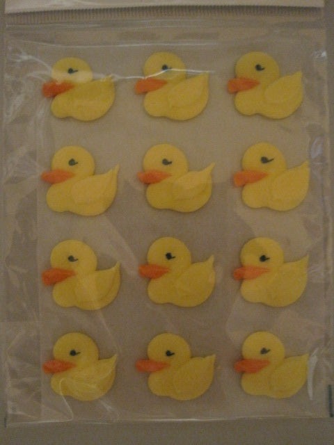 Royal Icing Ducks, 12 Pack
