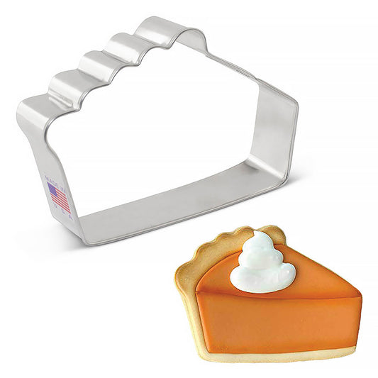 Pie Slice Cookie Cutter, 4.5"