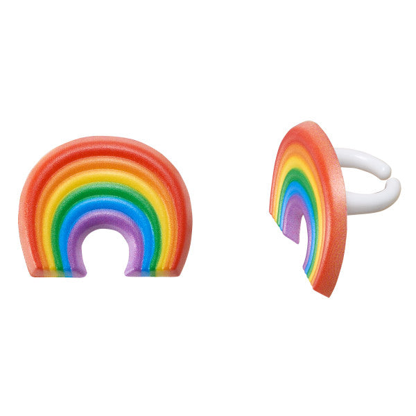 Rainbow Rings, 12 Pack