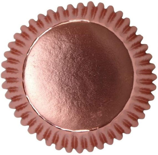 Rose Gold Foil Cup, 30 Pack